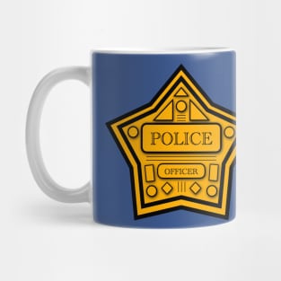 Police Badge Mug